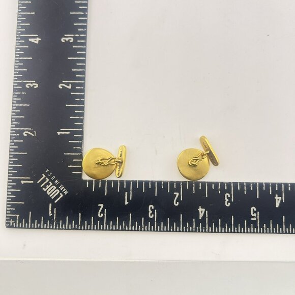 Metropolitan Museum of Art MMA Cufflinks Coin Greco Roman Greek Gold Plated - Picture 9 of 9